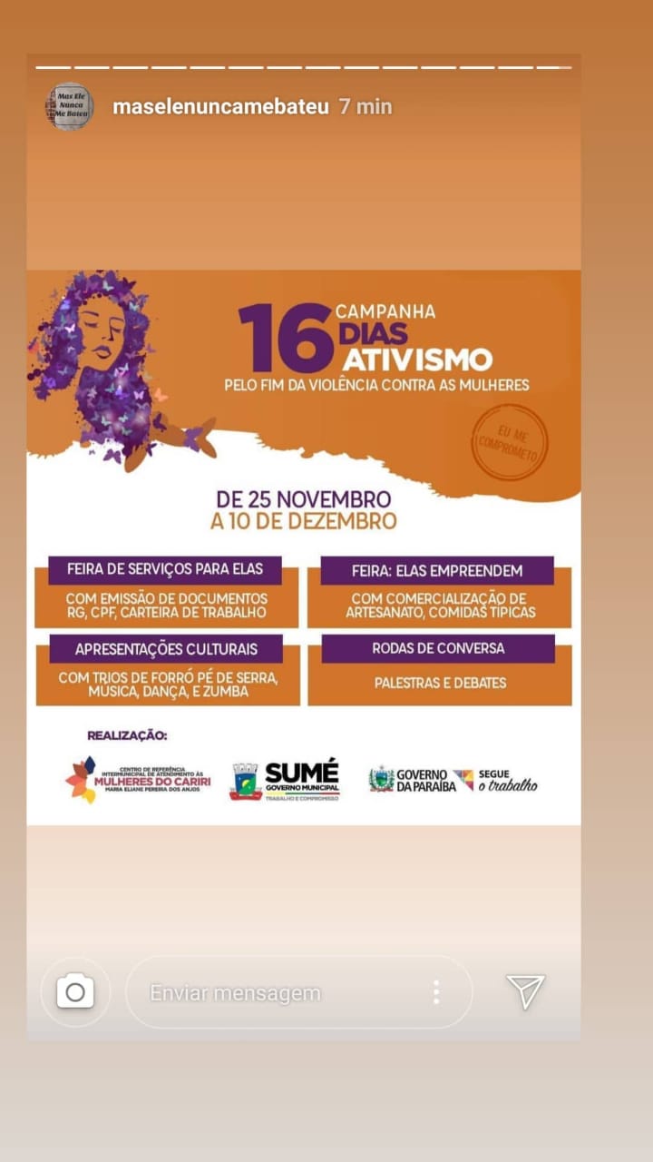 WhatsApp Image 2019-11-22sume Prefeitura de Sumé realiza atividades pelo fim da violência contra as mulheres