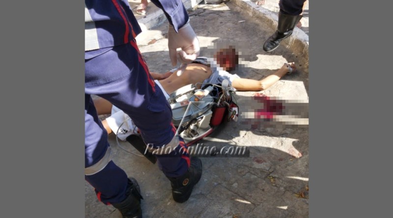 jovem-esfaqueado CRIME EM PATOS.Jovem é morto a facadas na tarde desta quinta-feira (12) em Patos