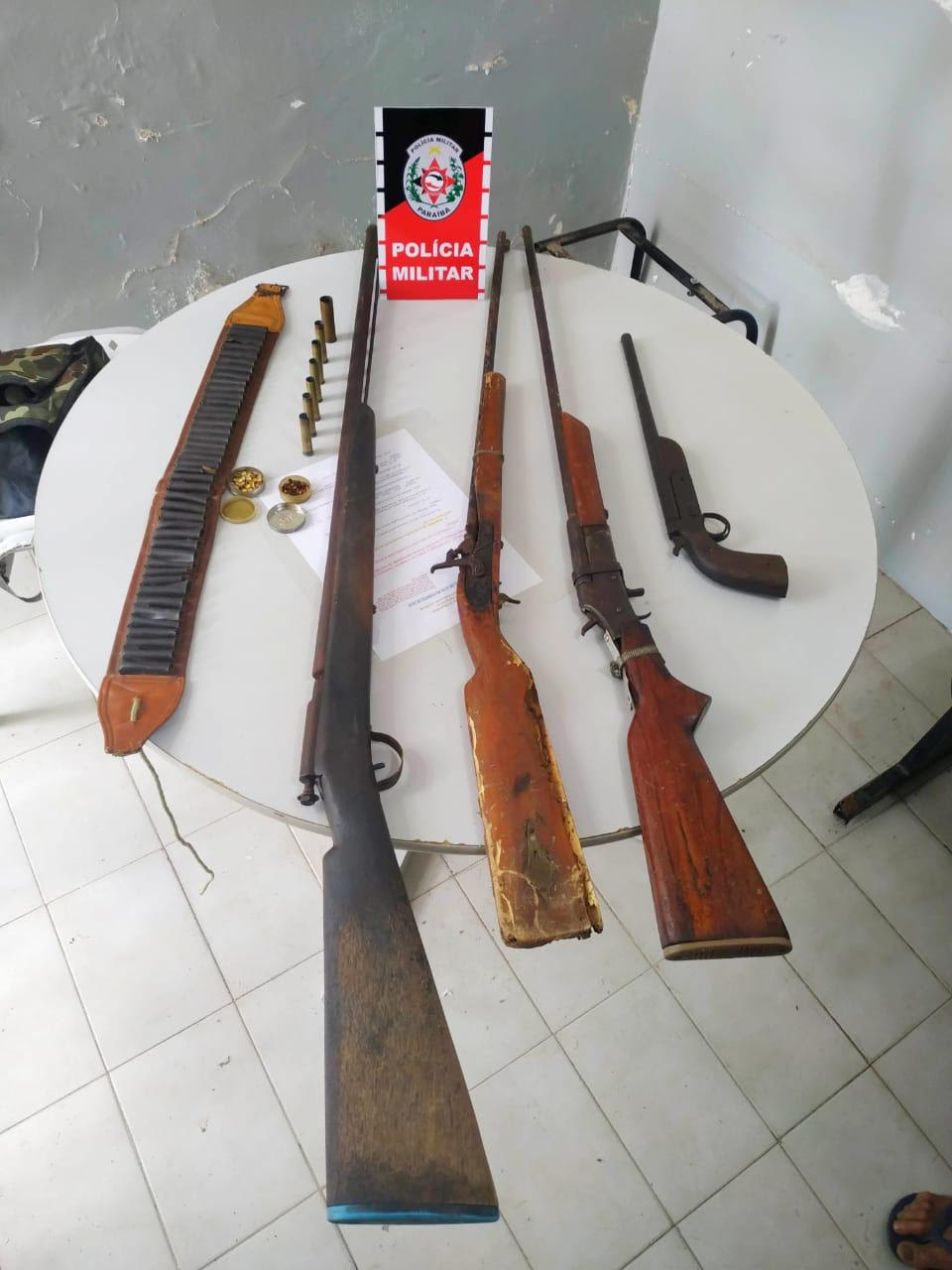 33 Polícia apreende 12 armas de fogo em um intervalo de 12 horas na Paraíba