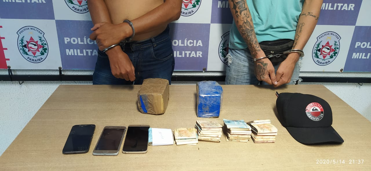 ff Polícia prende suspeitos de tráfico de drogas em Sapé
