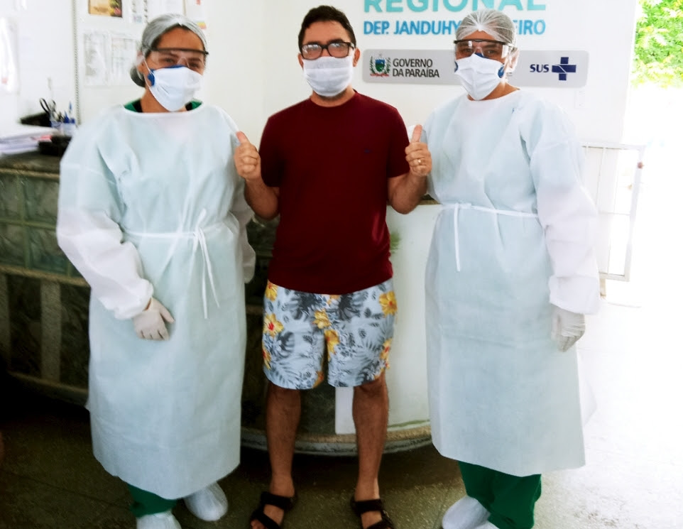 kk Complexo Hospitalar de Patos registra mais uma alta de paciente com Covid-19