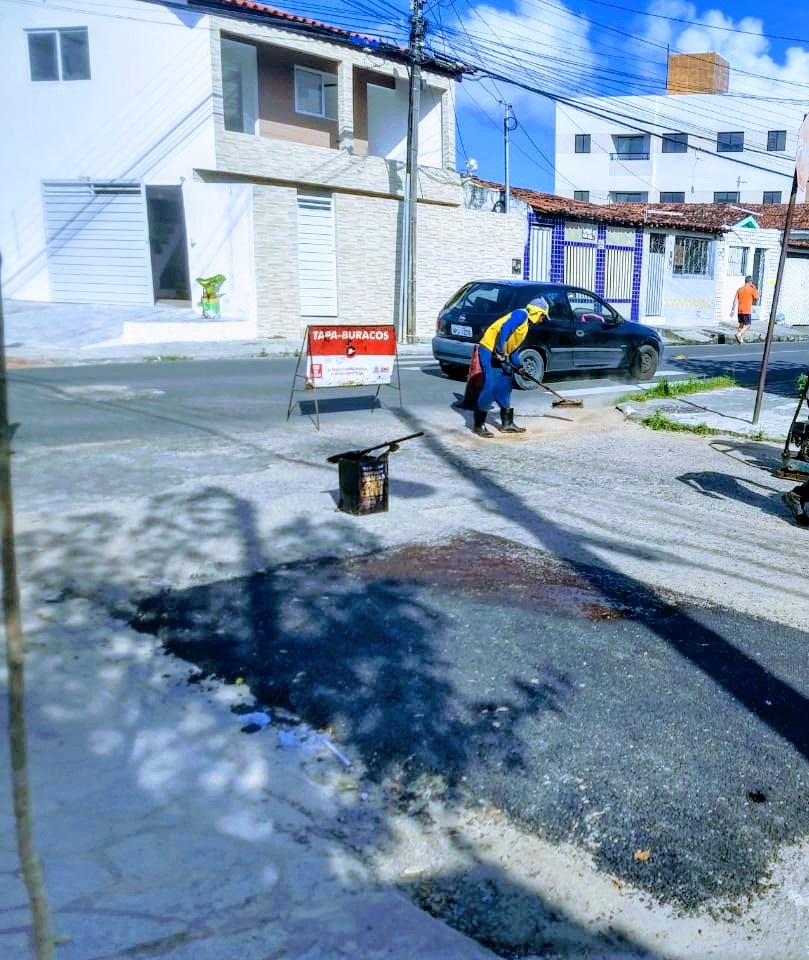 bbb Oito bairros da Capital concentram nesta segunda-feira serviços da Operação Tapa-Buraco