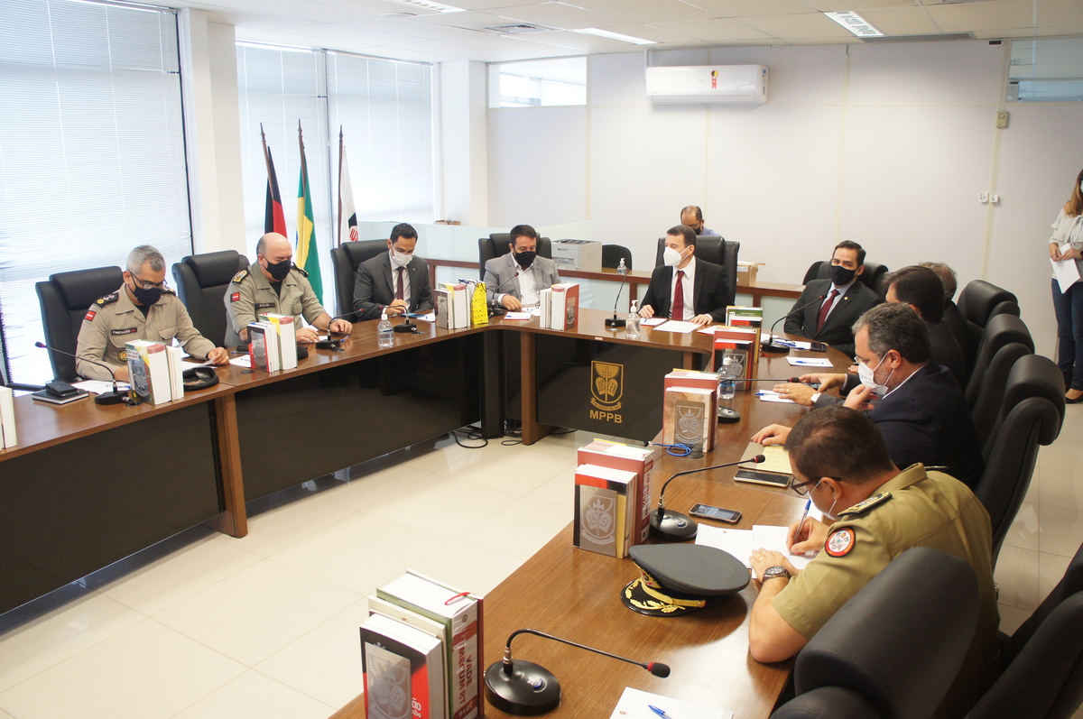 SONY DSC MPPB apresenta propostas a órgãos de segurança pública do Estado com objetivo de intensificar ações de combate a criminalidade no estado