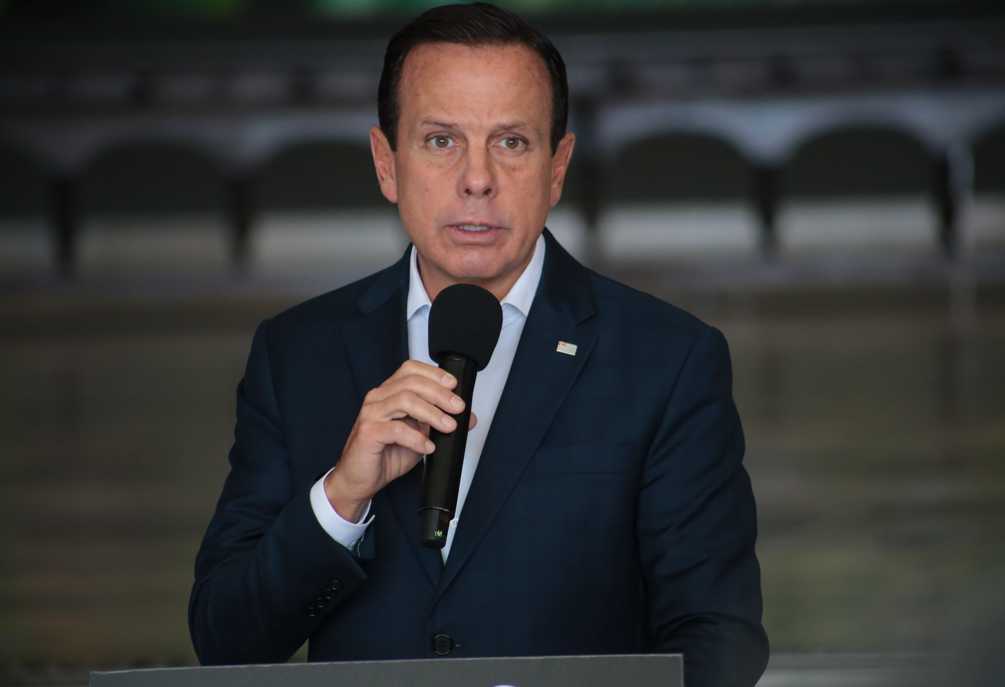 Joao-Doria-SP FIM. João Doria ainda pediu desculpa por erros na vida política, sendo prefeito ou governador. “Se me excedi, foi por vontade de acertar”. No encerramento do discurso, o ex-governador chorou.