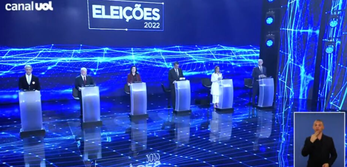 Captura de tela 2022-08-29 074018 Clima tenso em debate Bolsonaro parte para o ataque