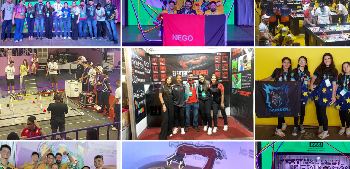 Equipes de Robótica da Escola SESI PB conquistam 3 Prêmios no Festival SESI de Educação 2024