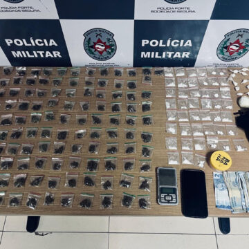 Polícia apreende cerca de 5 mil porções de drogas nas ações do fim de semana