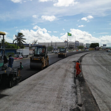 IMG_0051 Viaduto do bairro de Água Fria entra na reta final de obras na BR-230