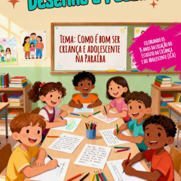 Governo da Paraíba abre inscrições para o 2º Concurso de Desenho e Poesia 