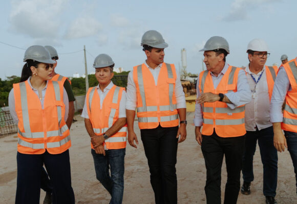 IMG_6455 Lucas Ribeiro inspeciona obra da Ponte do Futuro, que atinge 50% de conclusão e projeta desenvolvimento da região