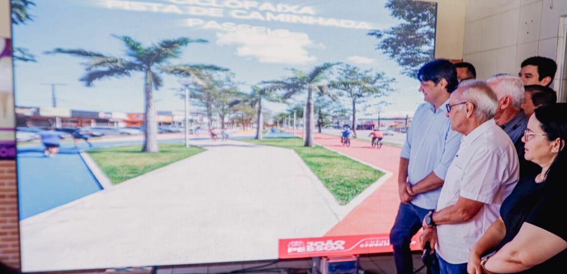 Qualidade de vida  Cícero Lucena autoriza obras para transformar avenida principal do Geisel em parque linear, com vias duplicadas, polo gastronômico e terminal de transporte