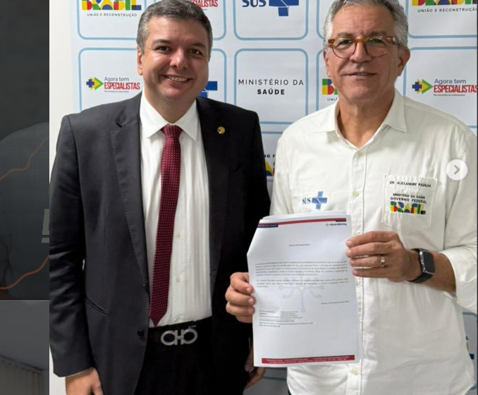 Diego Tavares se reúne com ministro da Saúde do governo Lula para ampliar atendimento a pessoas com autismo na Paraíba