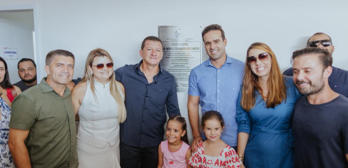 Lucas Ribeiro entrega creche e reforma de escola em Serra Redonda