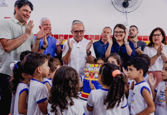 Educação   Cícero Lucena entrega reconstrução e ampliação de mais um Ninho do Saber em Miramar, a 58ª unidade de ensino com novo padrão