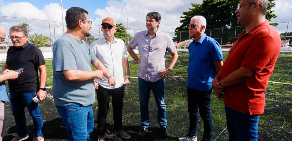 Esporte e lazer   Leo Bezerra projeta entrega da Arena do Alvorada em agosto para fomentar escolinhas de base e contribuir no fortalecimento do futebol amador