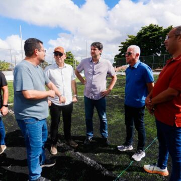 Esporte e lazer   Leo Bezerra projeta entrega da Arena do Alvorada em agosto para fomentar escolinhas de base e contribuir no fortalecimento do futebol amador