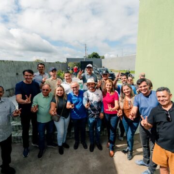 Em Serraria, Cícero recebe apoio de lideranças e participa da Cavalgada da Fé